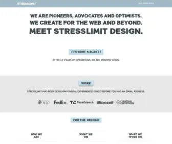 Stresslimitdesign.com(Stresslimit Design) Screenshot