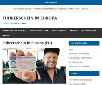 Stresslosfuhrerschein.com(Führerschein in Europe (EU)) Screenshot