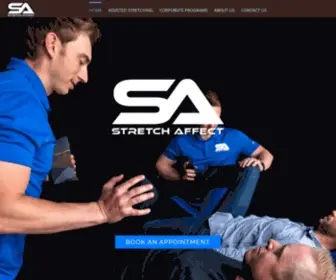 Stretchaffect.com(Assisted Stretching San Diego) Screenshot