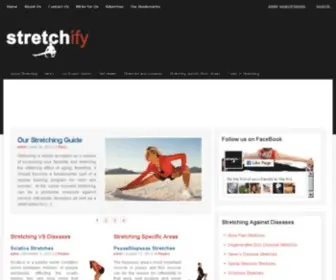 Stretchify.com(Your Ultimate Source About Stretching) Screenshot