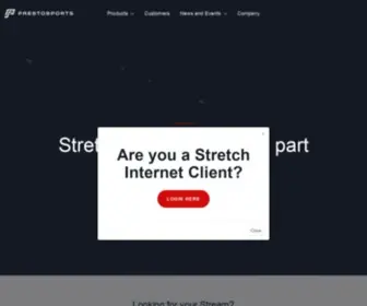 Stretchinternet.com(Prestosports) Screenshot