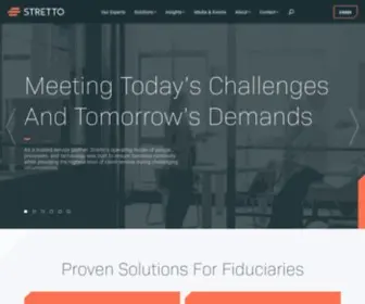 Stretto.com(Foresight and Insight for Fiduciaries in Bankruptcy Case Management) Screenshot