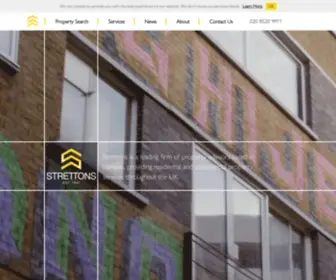 Strettons.co.uk(Property) Screenshot