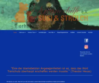 Streunerhilfe-Susi-Strolch.de(Streunerhilfe Susi Strolch) Screenshot
