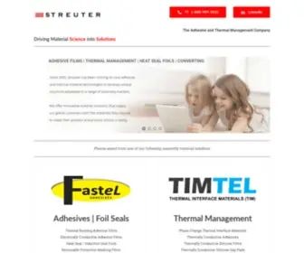 Streuter.com(Adhesive Films) Screenshot