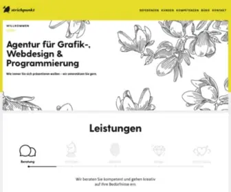 Strichpunkt.ch(Webdesign Winterthur Grafik) Screenshot