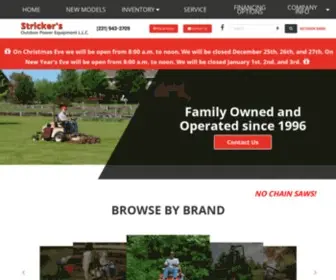 Strickerspowerequipment.com(Home Stricker's Outdoor Power Traverse City) Screenshot