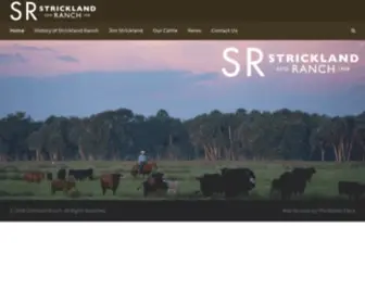 Stricklandranch.com(Established 1938) Screenshot