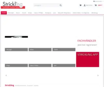 Strickling-Onlineshop.de(Strickling Werkskundendienst Herr Rainer Strickling) Screenshot