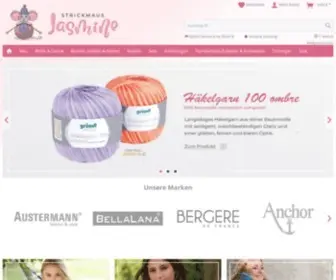 Strickmaus-Jasmine.de(Wolle) Screenshot