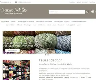 Strickstduschon.de(Tausendschön) Screenshot