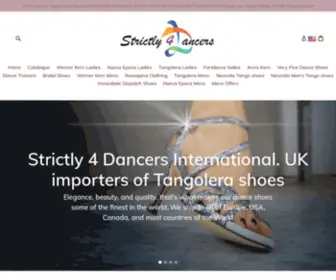 Strictly4Dancers.com(Dance shoes by Werner kern) Screenshot