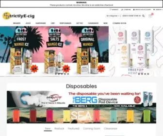 Strictlyecig.com(Strictly Ecig) Screenshot