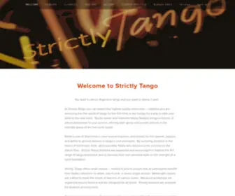 Strictlytango.com(Strictly Tango) Screenshot