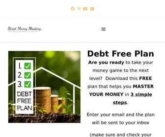 Strictmoneymastery.com(Helping people on their debt free journey and taking control of their money) Screenshot