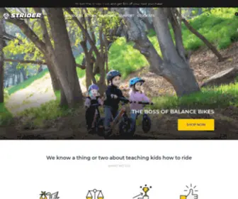 Striderbalancebikes.com.au(Strider Bikes Australia) Screenshot