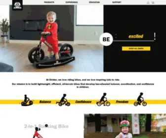 Striderbikes.com(Strider Balance Bikes) Screenshot
