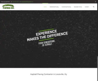 Striegelpaving.com(Asphalt Paving Contractor Louisville) Screenshot