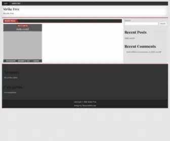 Strike-Free.com(Strike Free) Screenshot