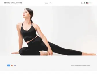 Strikeathleisure.com(Strike athleisure) Screenshot