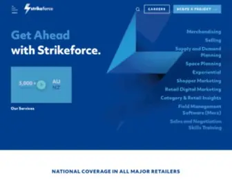 Strikeforce.com.au(Get Ahead with Strikeforce) Screenshot