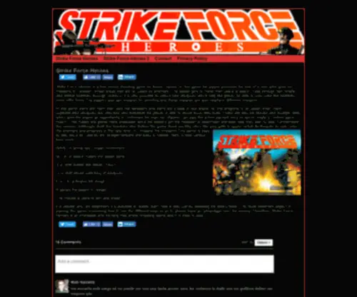 Strikeforceheroes.info(Strikeforceheroes info) Screenshot