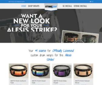 Strikekits.com(Custom Drum Wraps (Officially Licensed)) Screenshot