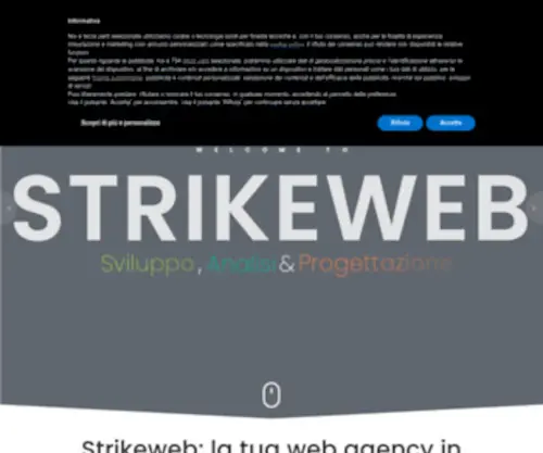 Strikeweb.it(Strikeweb offre soluzioni su misura nel settore informatico) Screenshot
