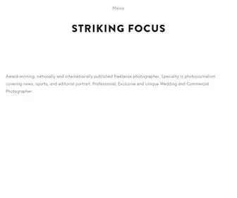 Strikingfocus.com(David Muse Award) Screenshot