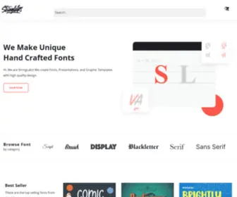String-Labs.com(We Create Unique and High Quality Fonts) Screenshot