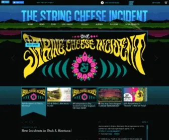 Stringcheeseincident.com(The String Cheese Incident) Screenshot