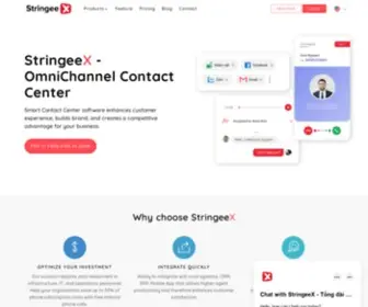 Stringeex.com(OmniChannel Contact Center) Screenshot