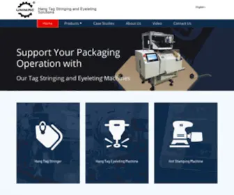 Stringermachineinc.com(Tag Stringing and Looping System) Screenshot