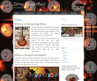Stringkingsmusic.com(String Kings Music Instruments) Screenshot