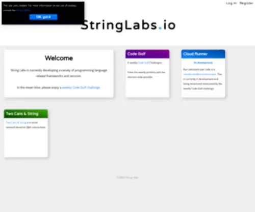 Stringlabs.io(Stringlabs) Screenshot