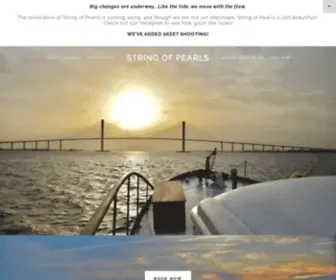 Stringofpearlsssi.com(Boat Tours St) Screenshot