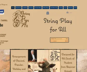 Stringplayforall.com(String Play for All) Screenshot