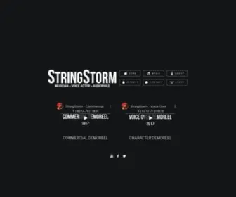 Stringstorm.info(Stringstorm Music and Voiceovers) Screenshot