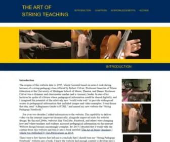 Stringtechnique.com(Stringtechnique) Screenshot