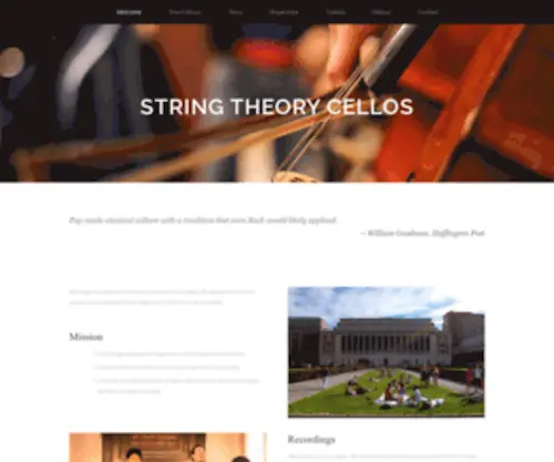 Stringtheorycellos.com(Stringtheorycellos) Screenshot