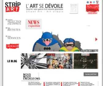 Stripart.com(Galerie Strip Art) Screenshot