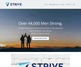 Strive21.com(STRIVE) Screenshot