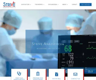 Striveanaesthesia.com.au(Strive Anaesthesia) Screenshot