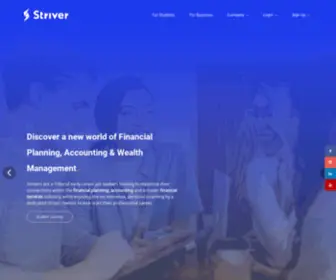 Striver.careers(A new better way to secure your future) Screenshot