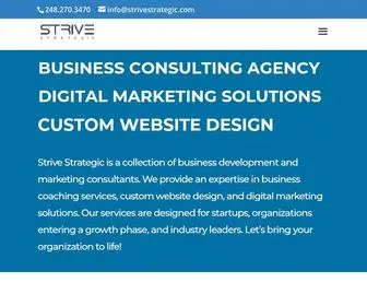 Strivestrategic.com(Business Consulting Agency) Screenshot