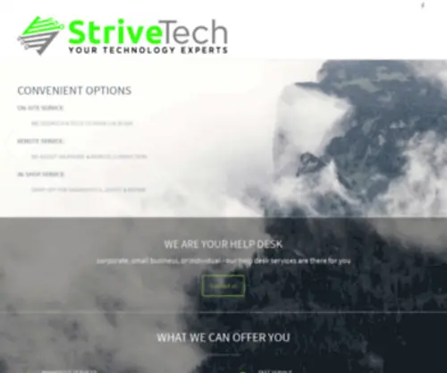 Strivetech.us(Your Technology Experts) Screenshot