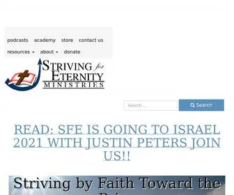 Strivingforeternity.org(Striving for Eternity) Screenshot