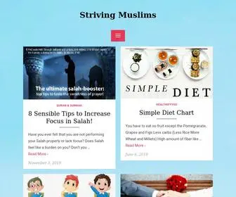 Strivingmuslims.com(Striving Muslims) Screenshot