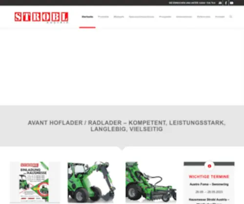 Strobl-Austria.at(Strobl Austria GmbH) Screenshot