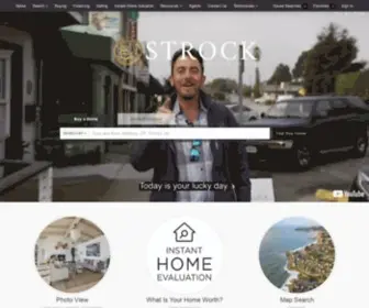 Strockrealestate.com(Santa Cruz County Real Estate) Screenshot